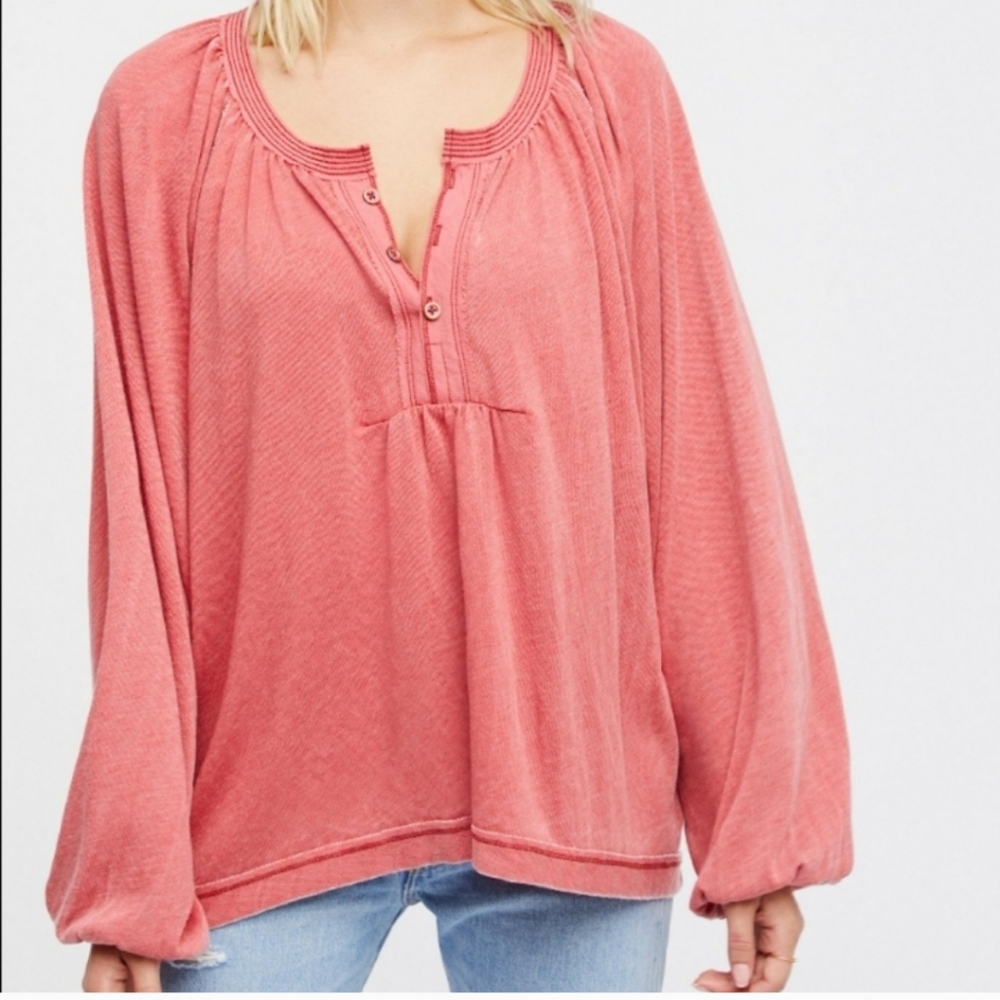 Free people acradia Henley